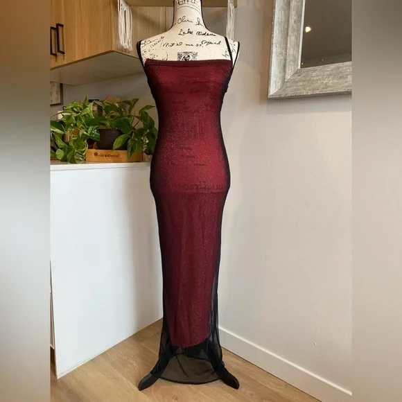 90s Vintage Maxi Dress - Picture 1 of 4